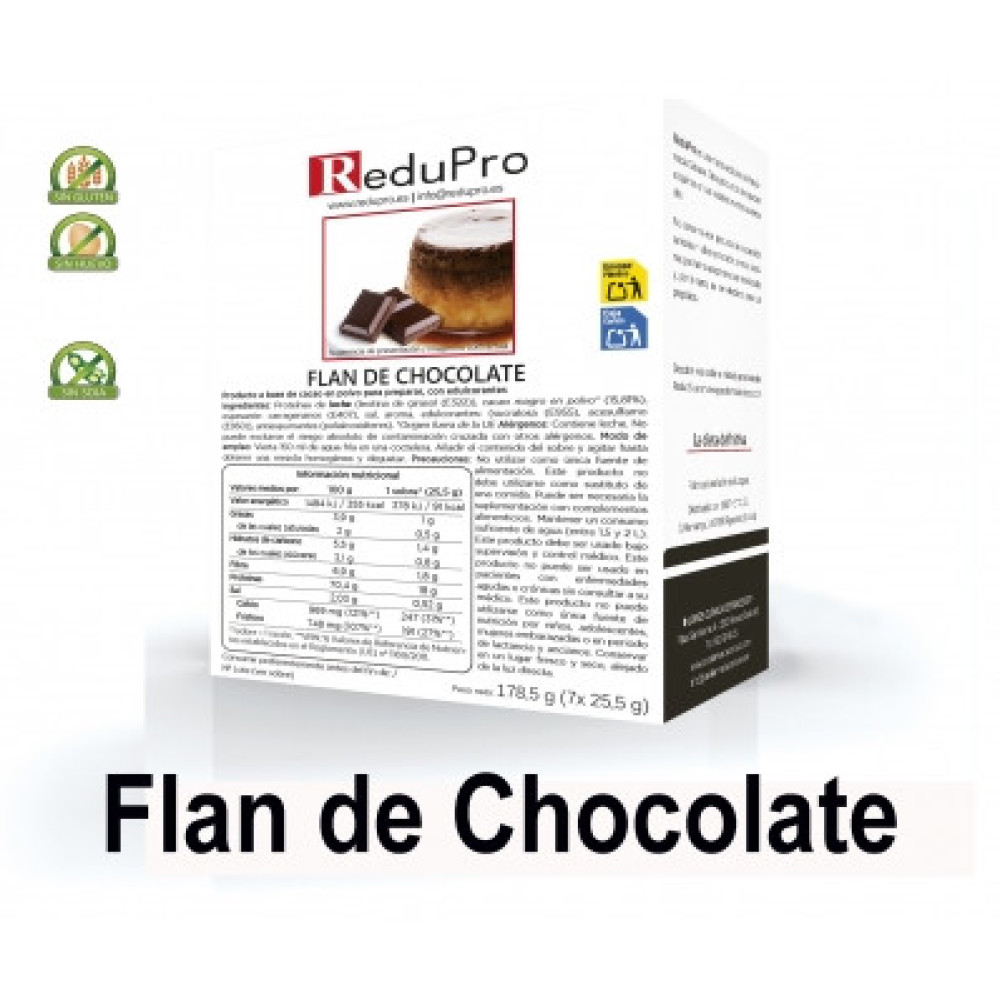 ReduPro FLAN de Chocolate