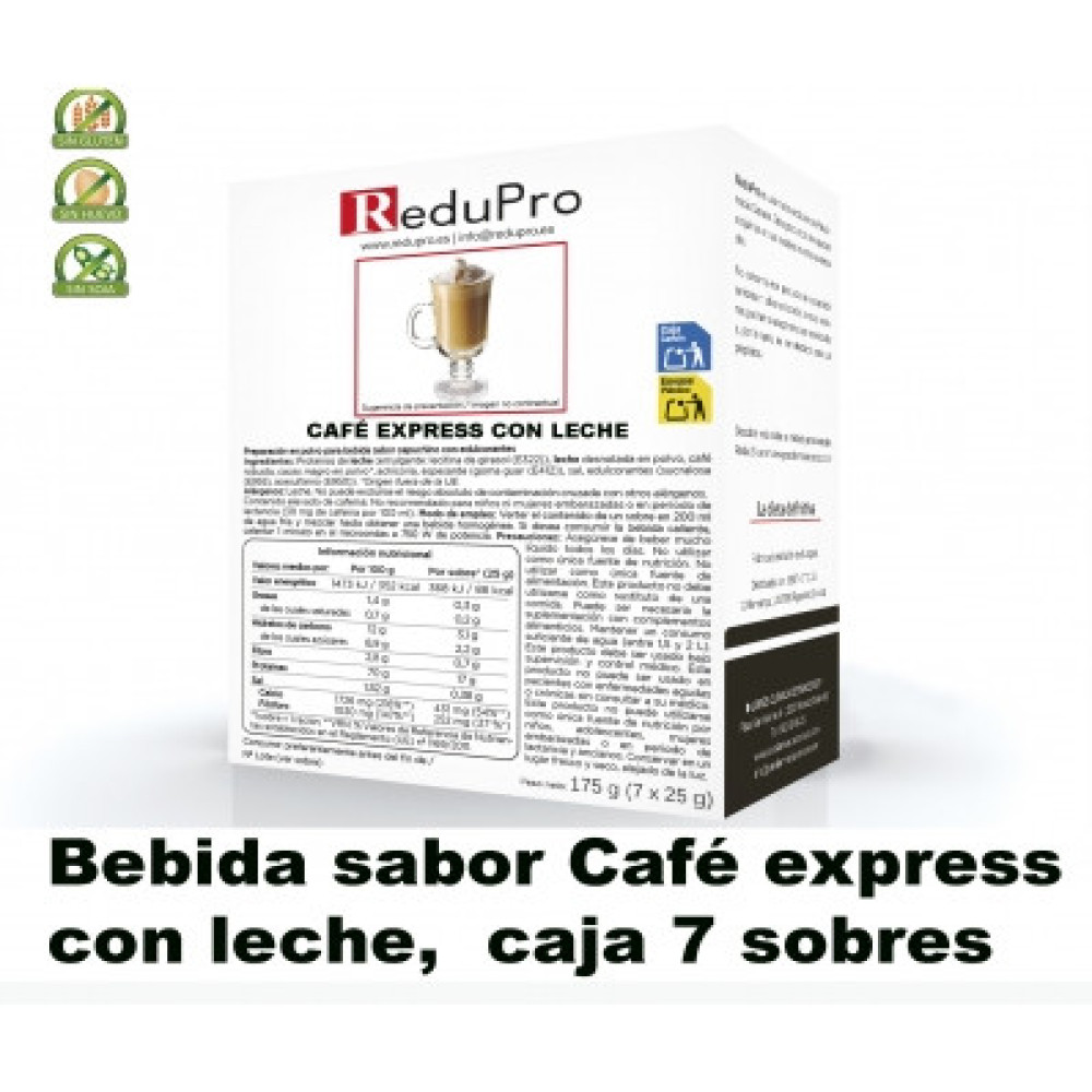 ReduPro Bebida de Café expres con Leche