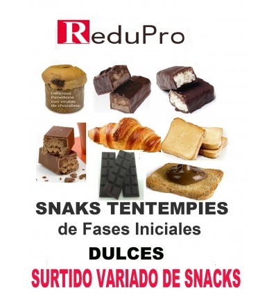 ReduPro Surtido de Tentempiés DULCES de Fase 1. 15 unidades