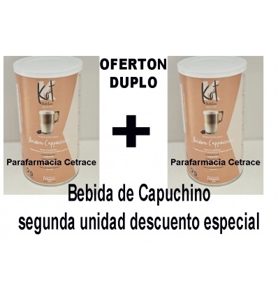 Kot Bebida de Capuchino ENVASE ECONOMICO DUPLO OFERTON 2 botes, la 2ª unidad con descuento