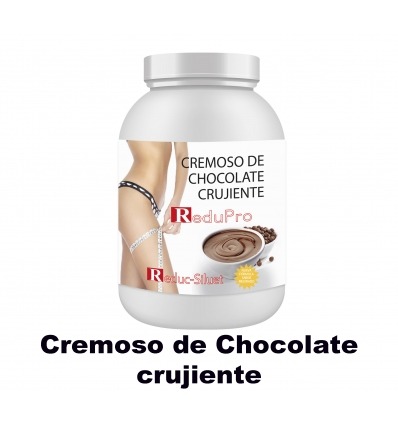 ReduPro Cremoso de Chocolate CRUJIENTE, envase economico, 16 raciones