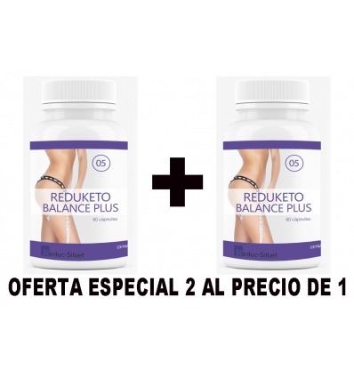 ReduKeto Balance Plus 60 capsulas, 2 frascos al precio de 1