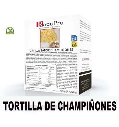 ReduPro TORTILLA de Champiñones, caja 7 sobres