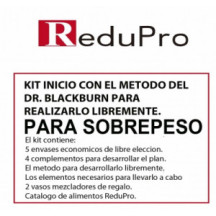 Kit Inicio con el Plan metodo del Dr. Blackburn 5 envases economicos de libre eleccion + complementos