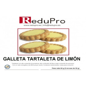ReduPro Galleta Tartaleta de Limón 1 RACION igual a 2 envases