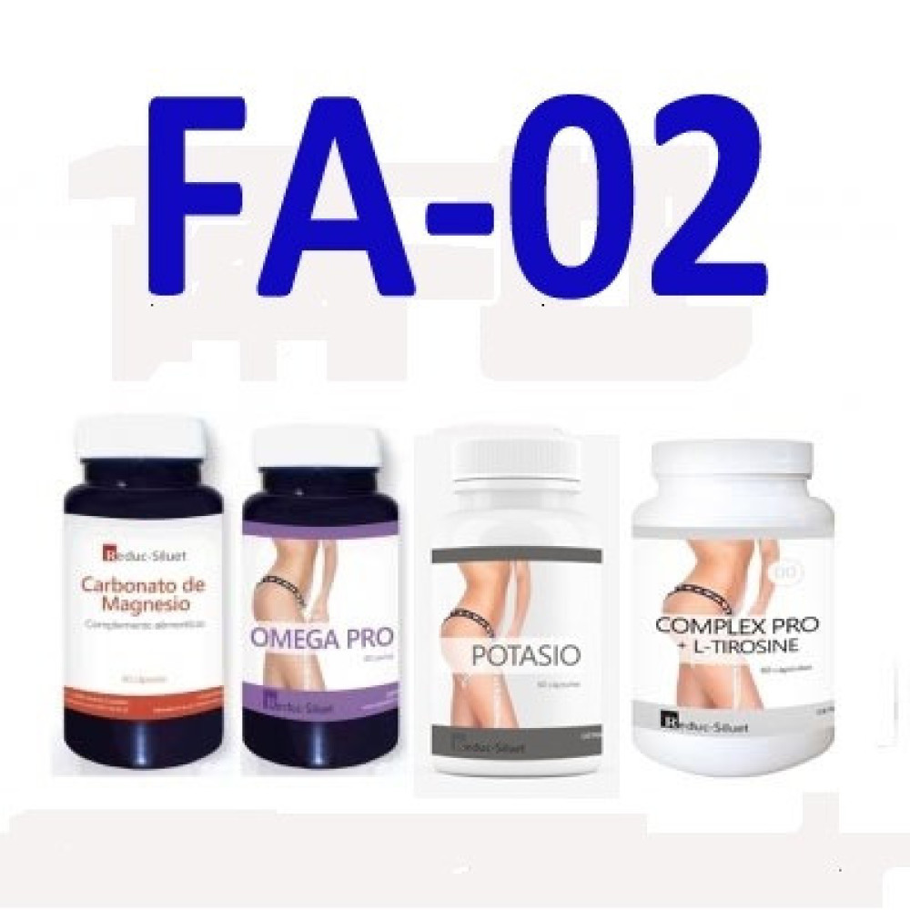 PACK FA 02 Complementos FASES ACTIVAS con EDAD FERTIL y SIN dificultad para evacuar. 30 dias