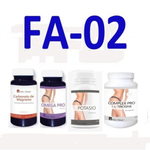PACK FA 02 Complementos FASES ACTIVAS con EDAD FERTIL y SIN dificultad para evacuar. 30 dias