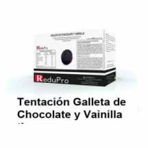 ReduPro Tentacion galleta chocolate-vainilla,  CAJA 8 galletas