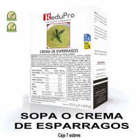 ReduPro Sopa o Crema de Esparragos, caja de 7 sobres