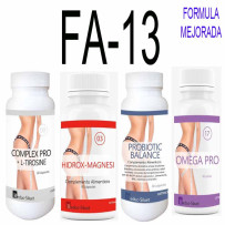 Pack FA 13 MEJORADO Complementos fases activas con SOBREPESO  30 DIAS