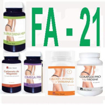 FA - 21 Pack de complementos de micronutrientes para Fases Activas sin dificultad para evacuar.