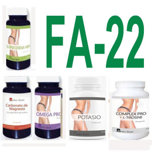 FA - 22 Pack de complementos de micronutrientes para Fases Activas sin dificultad para evacuar.