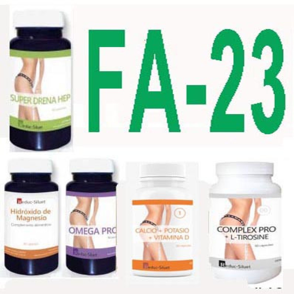 PACK FA-23 Complementos para Fases Activas con cierta dificultad para evacuar cuando lleva a cabo una dieta.