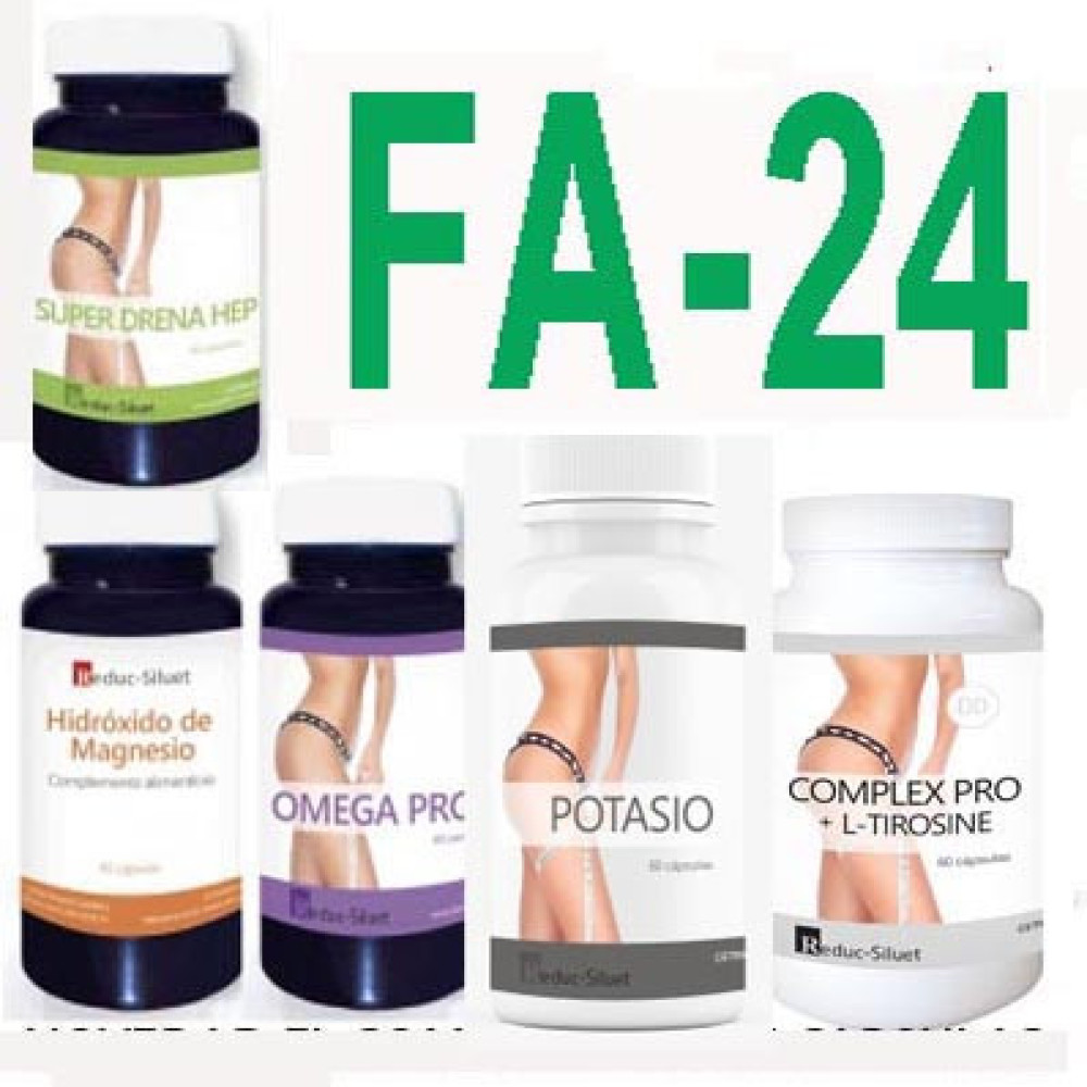 Pack FA-24 Complementos para Fases Activas con cierta dificultad para evacuar cuando lleva a cabo una dieta