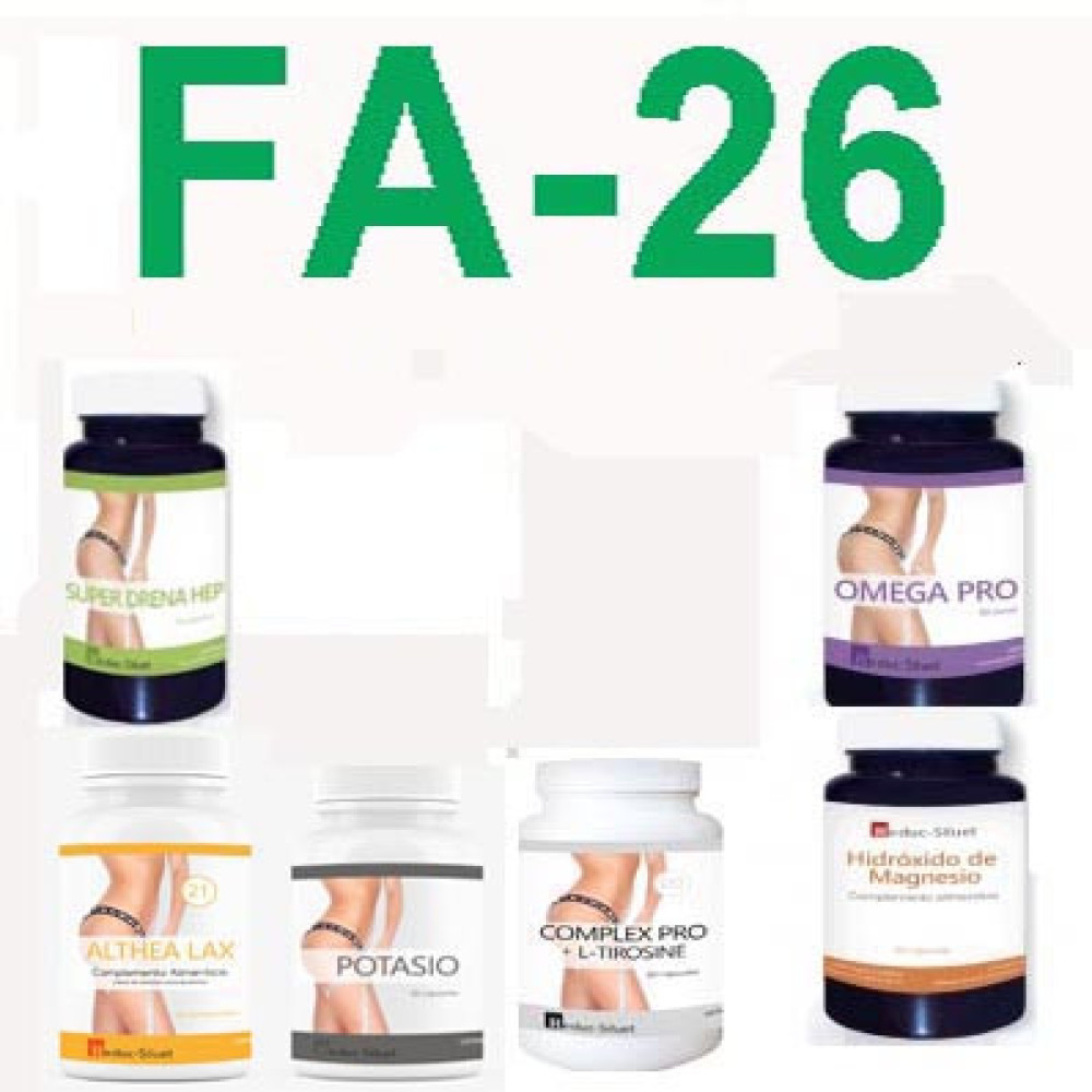 FA-26 Complementos de micronutrientes para Fases Activas con OBESIDAD Y CON MUCHA DIFICULTAD PARA EVACUAR