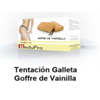 ReduPro Galleta Goffre Vainilla. envase 8 UNIDADES