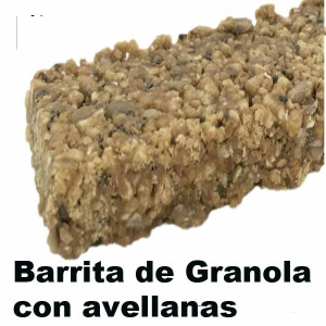ReduPro Barrita de Granola con avellanas. 1 unidad