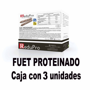 ReduPro Fuet Proteinado, caja con 3 raciones