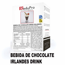 REduPro Bebida de Chocolate IRLANDES DRINCK frio o caliente, caja 7 sobres