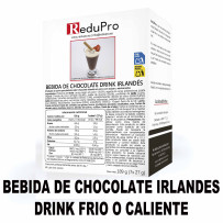 REduPro Bebida de Chocolate IRLANDES DRINCK frio o caliente, caja 7 sobres