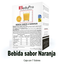 ReduPro Bebida sabor Naranja caja de 7 sobres