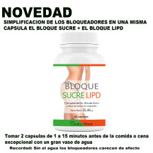 Los Bloqueadores, Bloque SUCRE + LIPD juntos en una misma capsula 60 capsulas