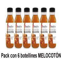 ReduPro BEBIDA PROTEICA sabor a MELOCOTÓN Botellin de 330 ml pack de 6 unidades
