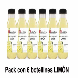 ReduPro BEBIDA PROTEICA sabor a LIMÓN botellin de 330 ml. pack 6 unidades